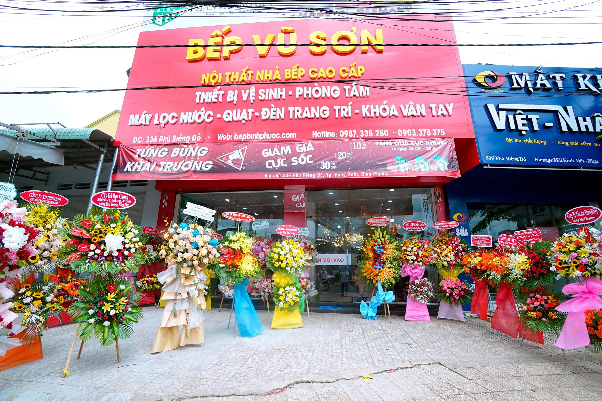 Showroom Bếp Vũ Sơn tại Đồng Xoài | Địa Điểm Bình Phước
