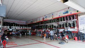 Trung tâm dịch vụ lốp xe Trần Đức tại Đồng Xoài 05